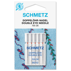 Schmetz | Double Eye Needles | 80/12 (5 Pack)