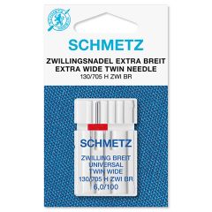 Schmetz | Universal Twin Needle | 6.0/100 (1 Pack)