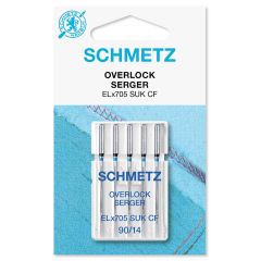 Schmetz | ELx705 Jersey Overlock Needles | 90/14 (5 Pack)