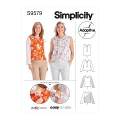 Simplicity Pattern | S9579 H5 | Misses' Adaptive Tops