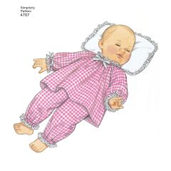 Simplicity Pattern | 4707 A | Doll Clothes