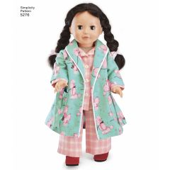 Simplicity Pattern | 5276 OS | Doll Clothes