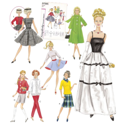 Simplicity Pattern | 5785 OS | Doll Clothes