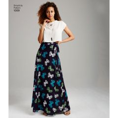 Simplicity Pattern | 1069 D5 | Women's Wide Leg Trousers or Shorts and Skirts in 2 Lengths