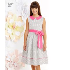 Simplicity Pattern | 1211 HH | Child's and Girls' Dress in two lengths