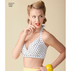 Simplicity Pattern | 1426 D5 | Women's Vintage 1950's Bra Tops