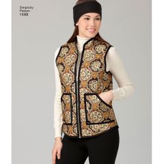 Simplicity Pattern | 1499 H5 | Women's Vest and Headband in Three Sizes