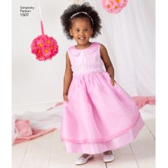 Simplicity Pattern | 1507 AA | Toddlers' and Child's Special Occasion Dress