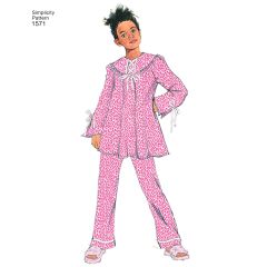 Simplicity Pattern | 1571 K5 | Child's and Girl's Loungewear Separates