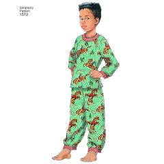 Simplicity Pattern | 1572 AA | Toddlers' and Child's Sleepwear and Robe