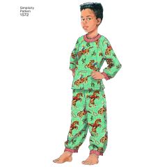 Simplicity Pattern | 1572 BB | Toddlers' and Child's Sleepwear and Robe