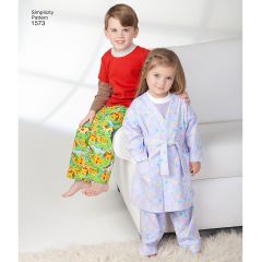 Simplicity Pattern | 1573 AA | Toddlers' and Child's Loungewear