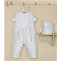 Simplicity Pattern | 8024 A | Babies' Christening Sets with Bonnets