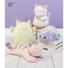 Simplicity Pattern | 8403 OS | Stuffed Kitties