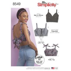 Simplicity Pattern | 8549 A | Women’s' Bra Tops