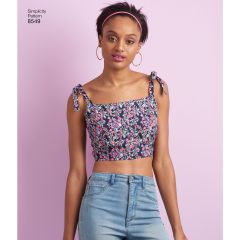 Simplicity Pattern | 8549 A | Women’s' Bra Tops