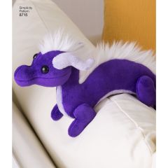 Simplicity Pattern | 8715 OS | Stuffed Dragons