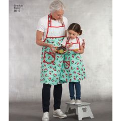 Simplicity Pattern | 8815 A | Child's and Misses' Apron