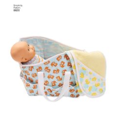 Simplicity Pattern | 8820 OS | 15" Baby Doll Clothes