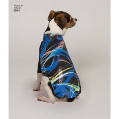 Simplicity Pattern | 8824 A | Dog Coats in Three Sizes