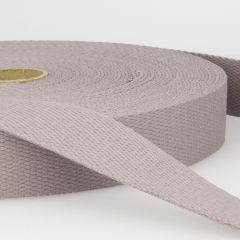 Stephanoise | 30mm Cotton Webbing | Medium Grey: per metre