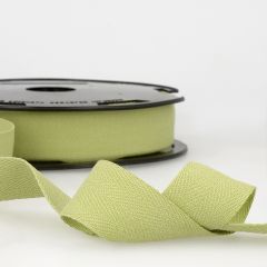 Stephanoise | 25mm Cotton Twill Tape | Nile Green: 25m Reel