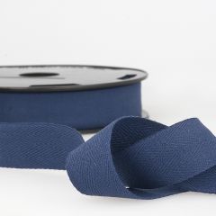 Stephanoise | 25mm Cotton Twill Tape | Navy: 25m Reel