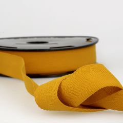 Stephanoise | 25mm Cotton Twill Tape | Mustard: 25m Reel