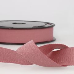 Stephanoise | 25mm Cotton Twill Tape | Antique Pink: 25m Reel