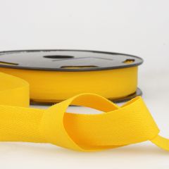 Stephanoise | 25mm Cotton Twill Tape | Lemon Yellow: 25m Reel