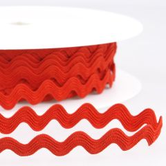 Stephanoise | Polyester Ric Rac | 13mm: Red