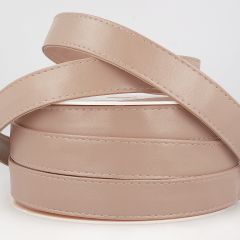 Stephanoise | 25mm Faux Leather Webbing | Salmon: 10m Reel