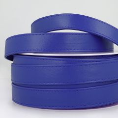 Stephanoise | 25mm Faux Leather Webbing | Royal Blue: 10m Reel