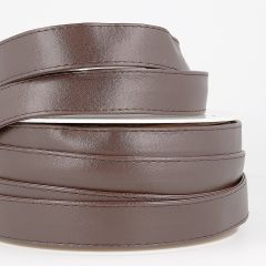 Stephanoise | 25mm Faux Leather Webbing | Mid Grey: 10m Reel