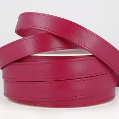 Stephanoise | 25mm Faux Leather Webbing | Fuchsia: 10m Reel