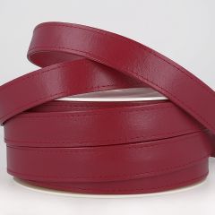 Stephanoise | 25mm Faux Leather Webbing | Burgundy: 15m Reel