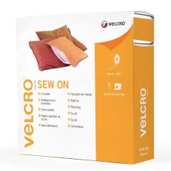 Velcro | Sew On Tape 50mm: Black | per metre