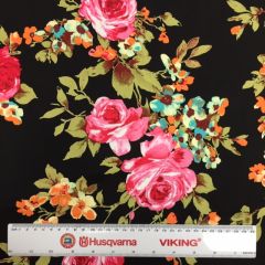 Jardin Sateen: Floral Pink (24711)