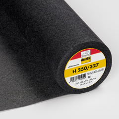 Vlieseline | H250 Fusible Firm Interfacing: Black | per metre