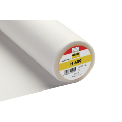 Vlieseline | H609 Knit Fusible Interfacing: White | per metre