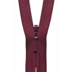 YKK | Concealed Zip: 527 Dark Wine | 41cm