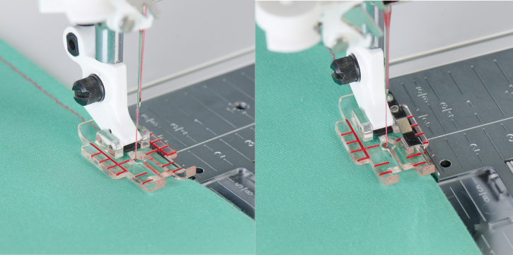 New and improved – the Adjustable Clear Quarter Inch Piecing Foot